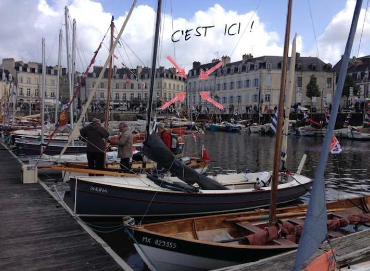Vue Imprenable Sur Le Port, Charmant Et Clair! Vannes Exteriér fotografie